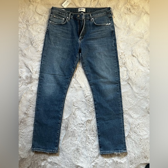 AGOLDE “Toni Mid Rise” Straight Jean - Picture 4 of 9